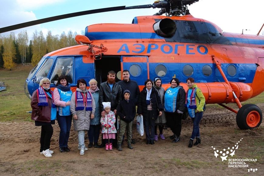 Перепись населения в труднодоступной деревне Прилуки Богучанского района.