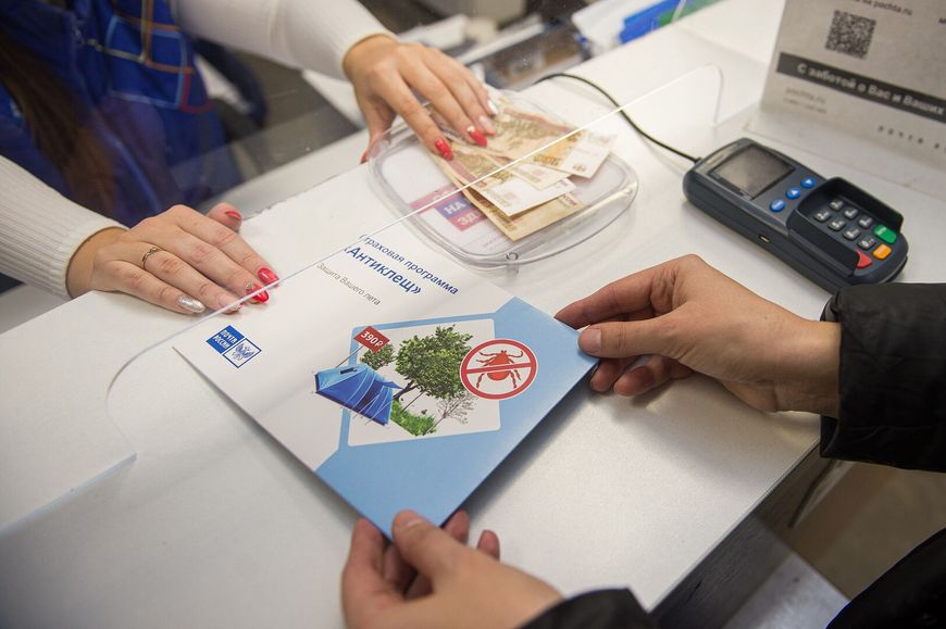 В любом отделении Почты России жители Красноярского края могут застраховаться от укуса клеща.